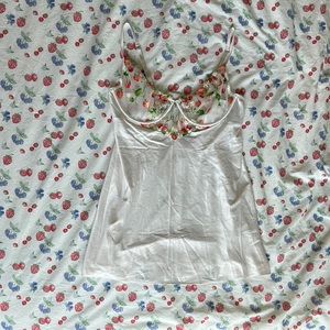 Victoria’s Secret fruit cottage core white teddy